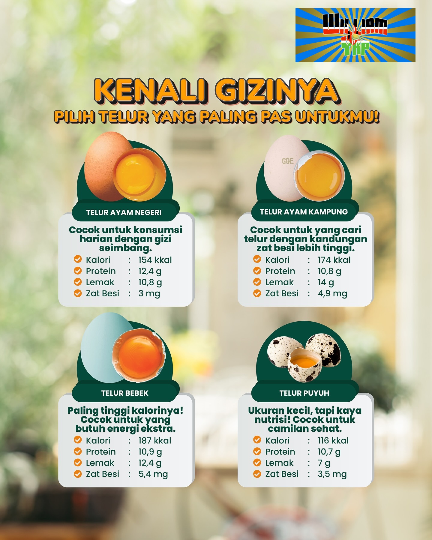 Infografis Ayam vs Bebek